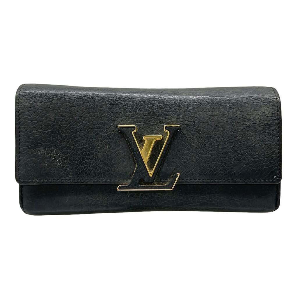 Louis Vuitton Portefeuille Capsine Capucines Long Wallet M61248 Women's